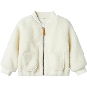 Lil'Atelier Coconut Milk Bee Lajo Bomber Jacket