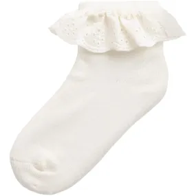 Lil'Atelier Coconut Milk Dertrud Sock