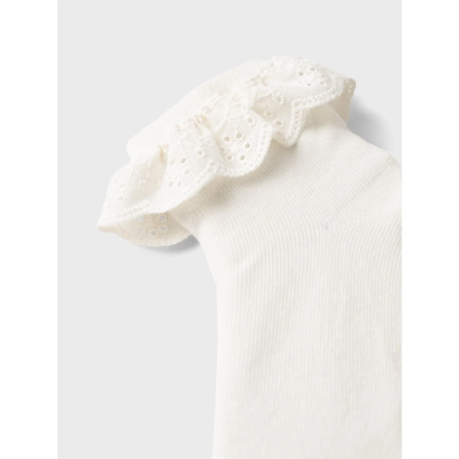 Lil'Atelier Coconut Milk Dertrud Sock