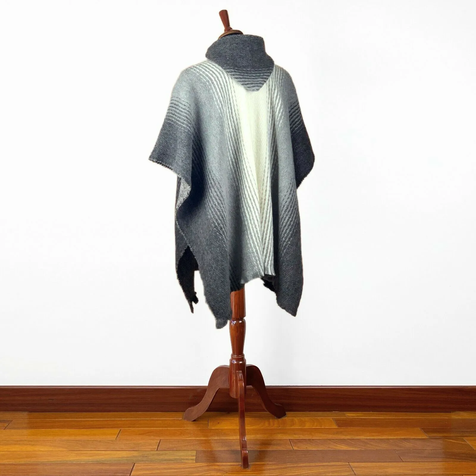 Llama Wool Unisex South American Handwoven Kids Poncho Pullover - All Sizes Family Look