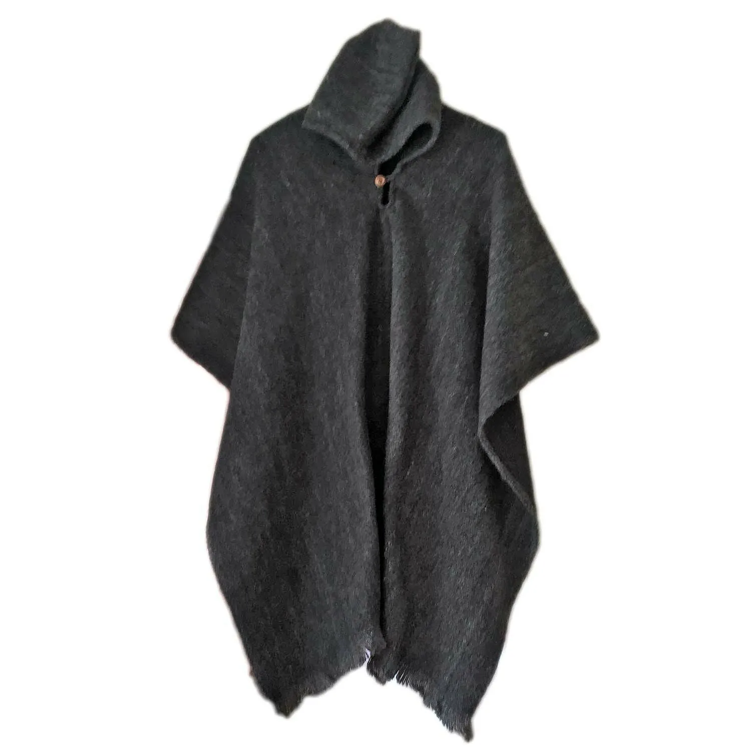 Llama Wool Unisex South American Handwoven Poncho