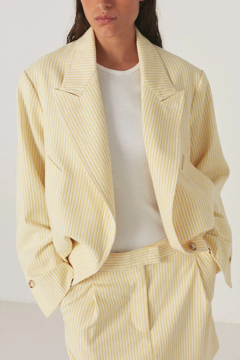 LOZA JACKET YELLOW STRIPE