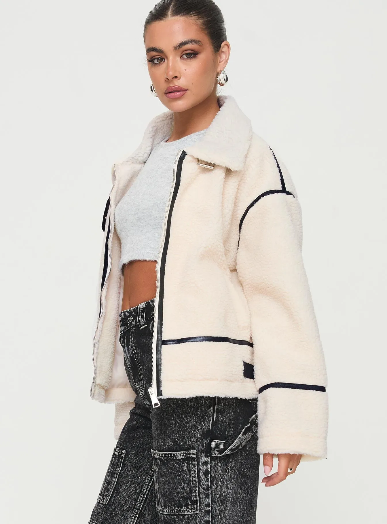 Lumanara Shearling Jacket Cream