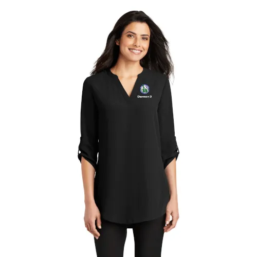 LW701 Port Authority ® Ladies 3/4-Sleeve Tunic Blouse