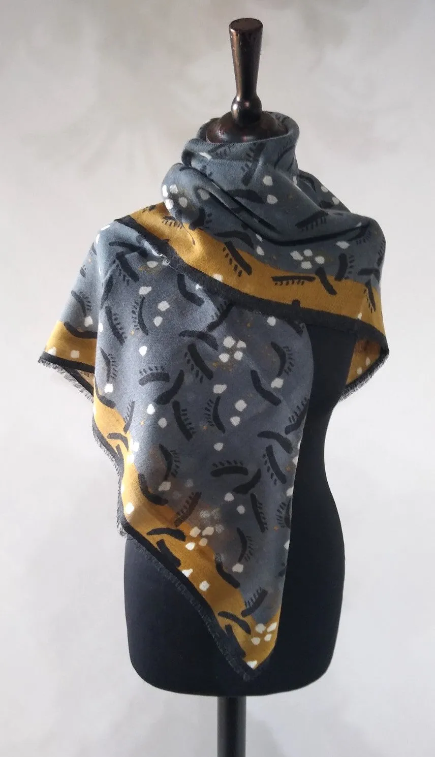 'Marilyn' wool & silk Scarf