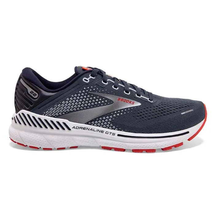 Mens Brooks Running Adrenaline GTS 22 in Peacoat/India Ink/Grenadine