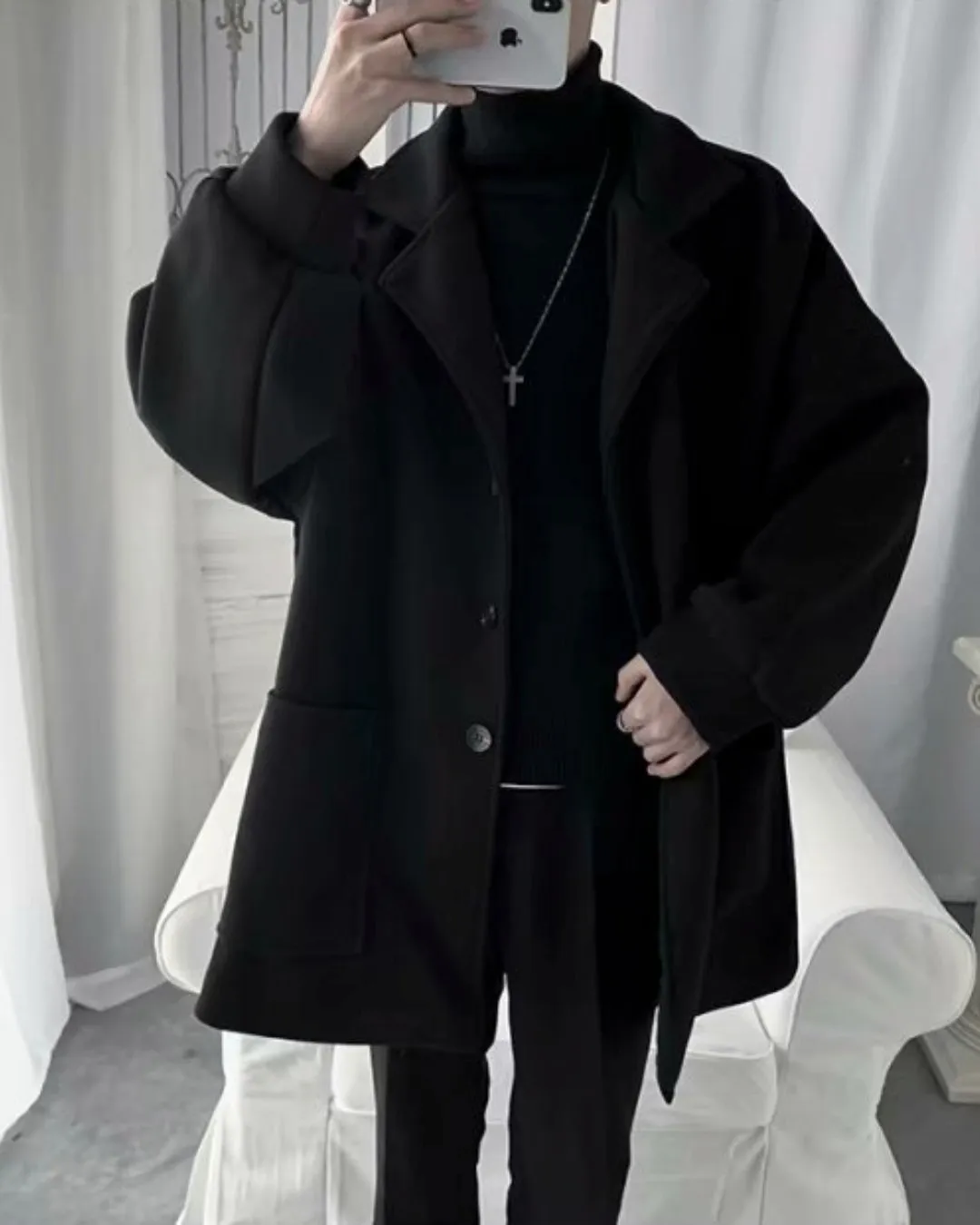 MEN'S MID LENGTH COAT KBQ0523