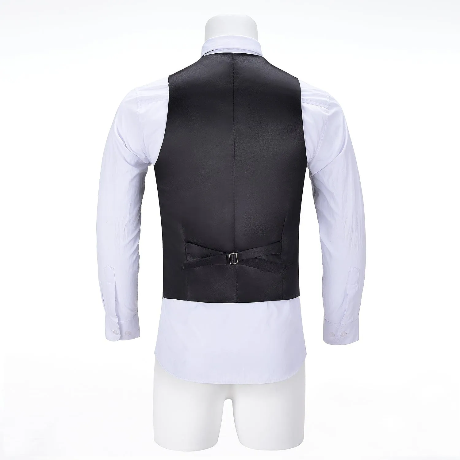 Men's Velvet V Neck Waistcoat For Wedding Party