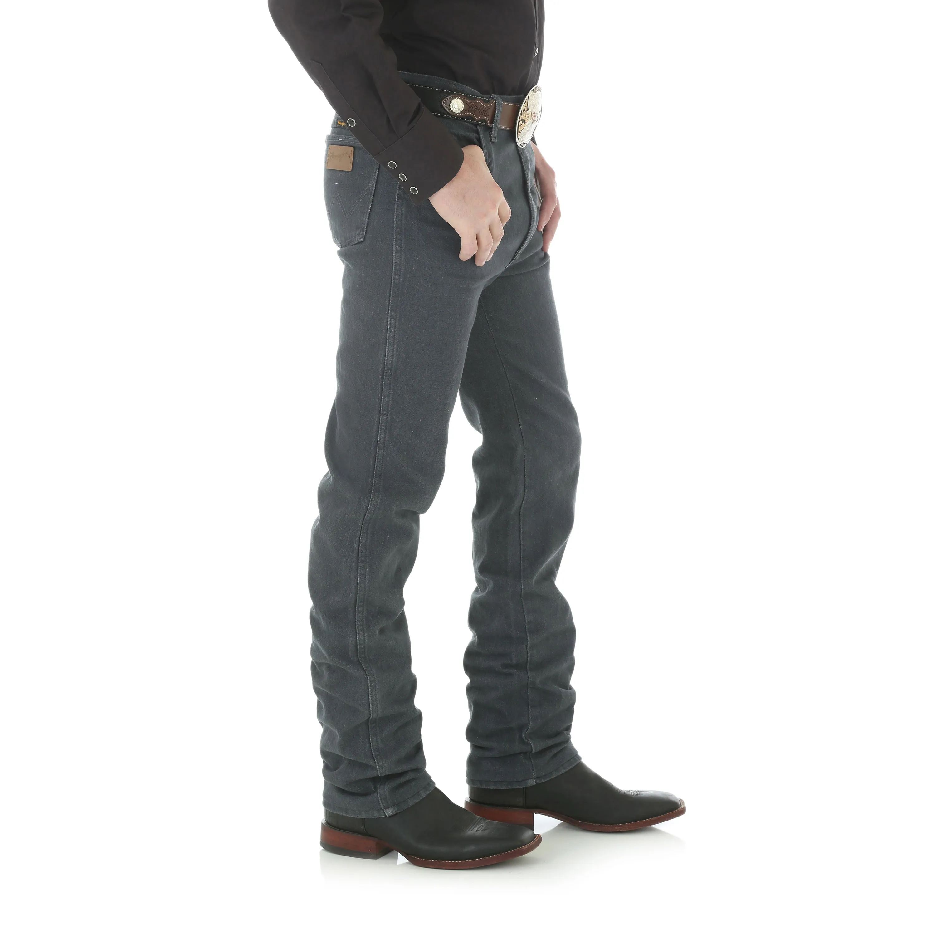 Men's Wrangler Cowboy Cut Slim Jean in Charcoal Gray - 936CHG - FINAL SALE