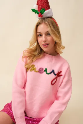 Merry Letter Christmas Sweater