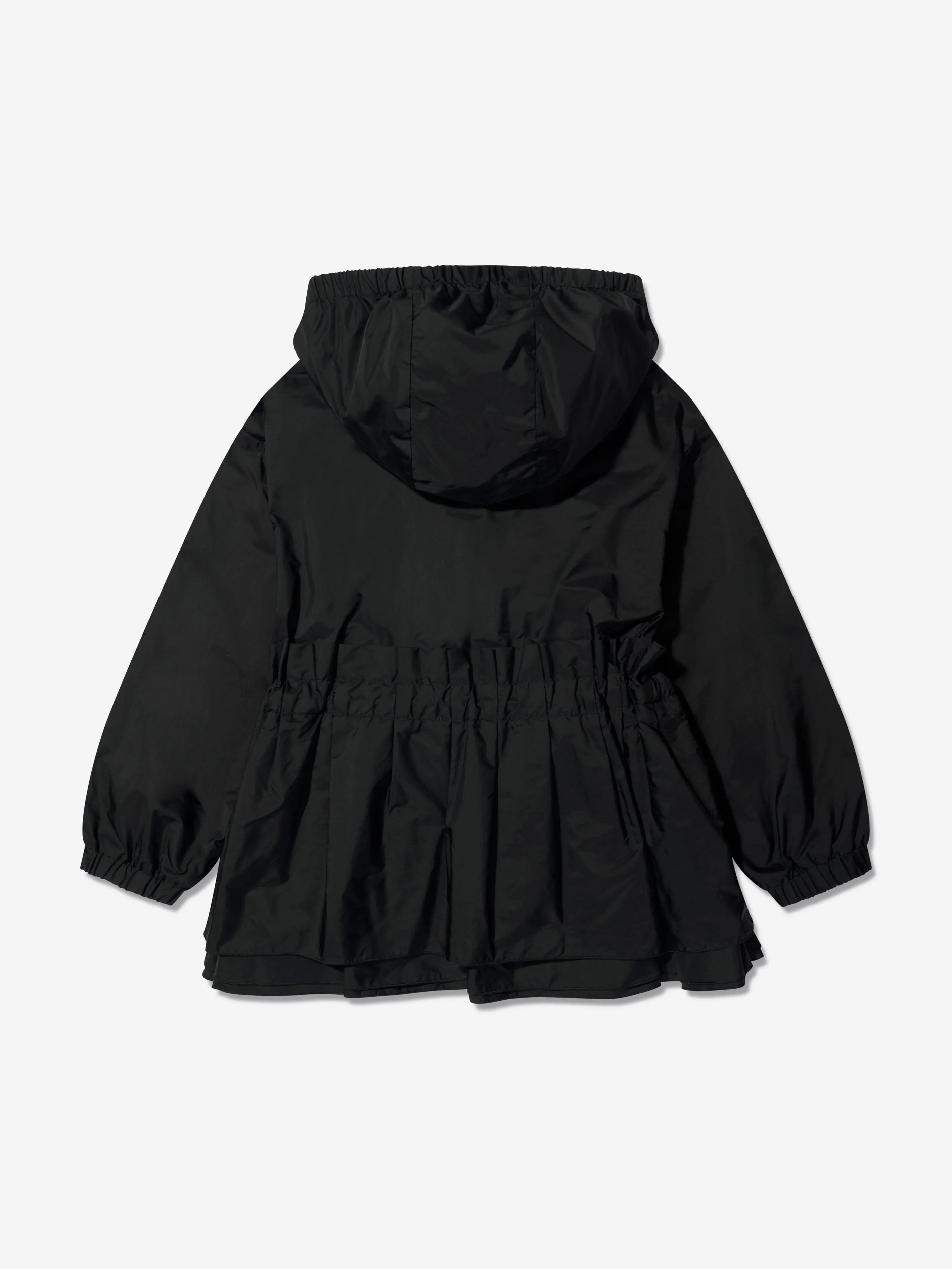 Moncler Enfant Girls Wete Short Parka in Black