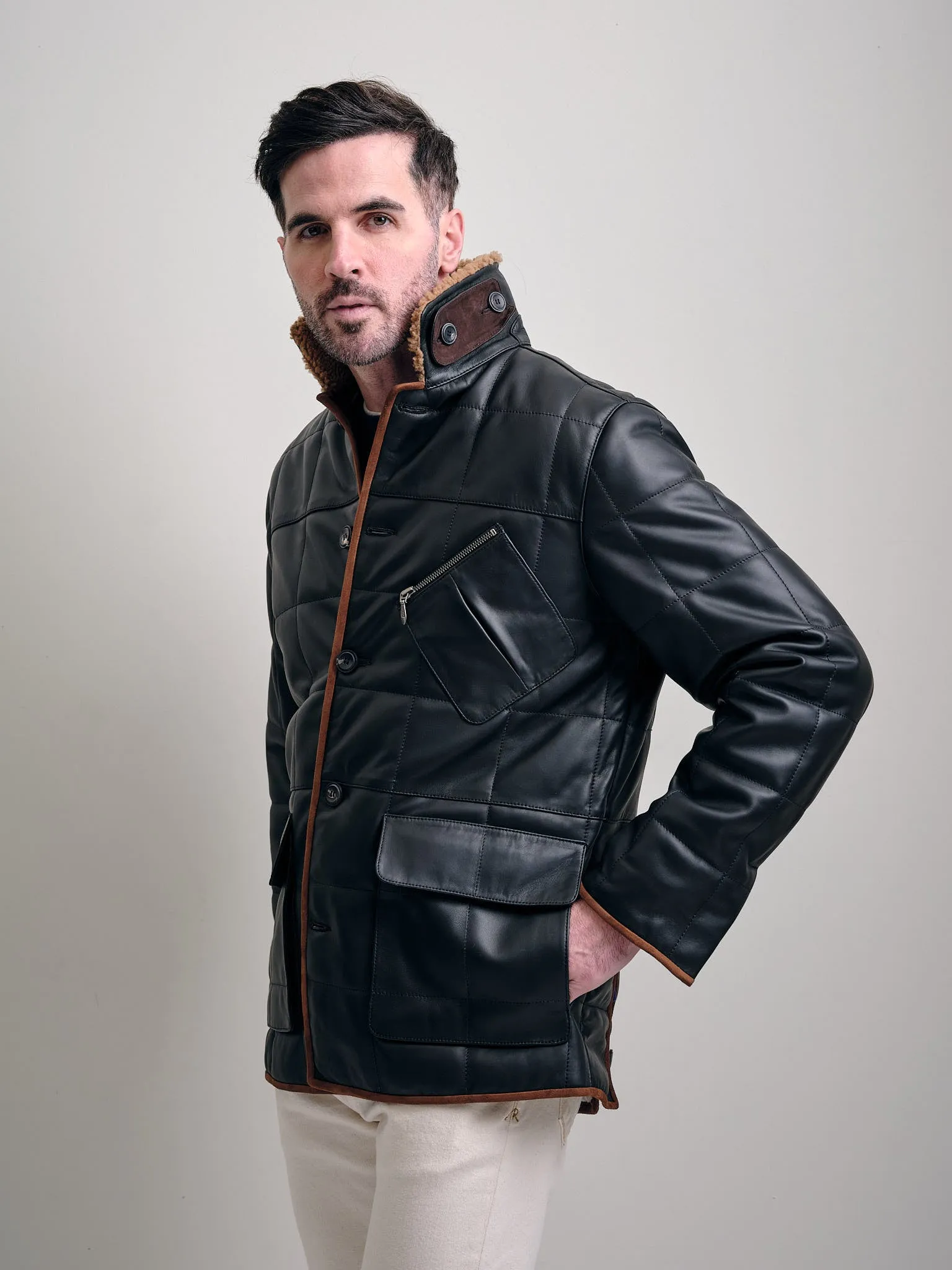 Motorsports Quilted Lambskin Jacket