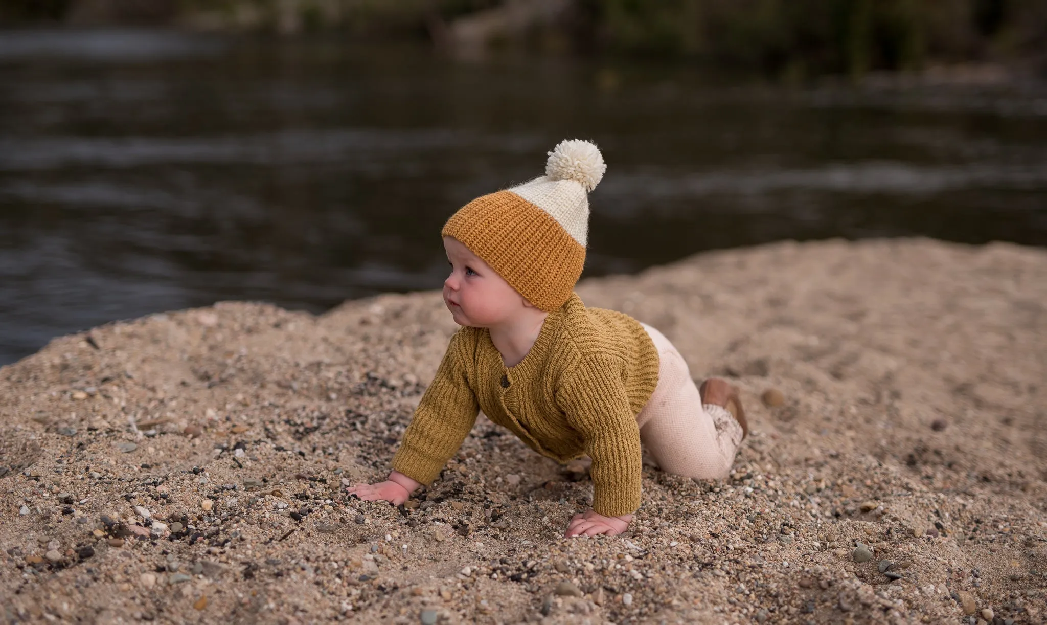 Mountain Merino Beanie Mustard