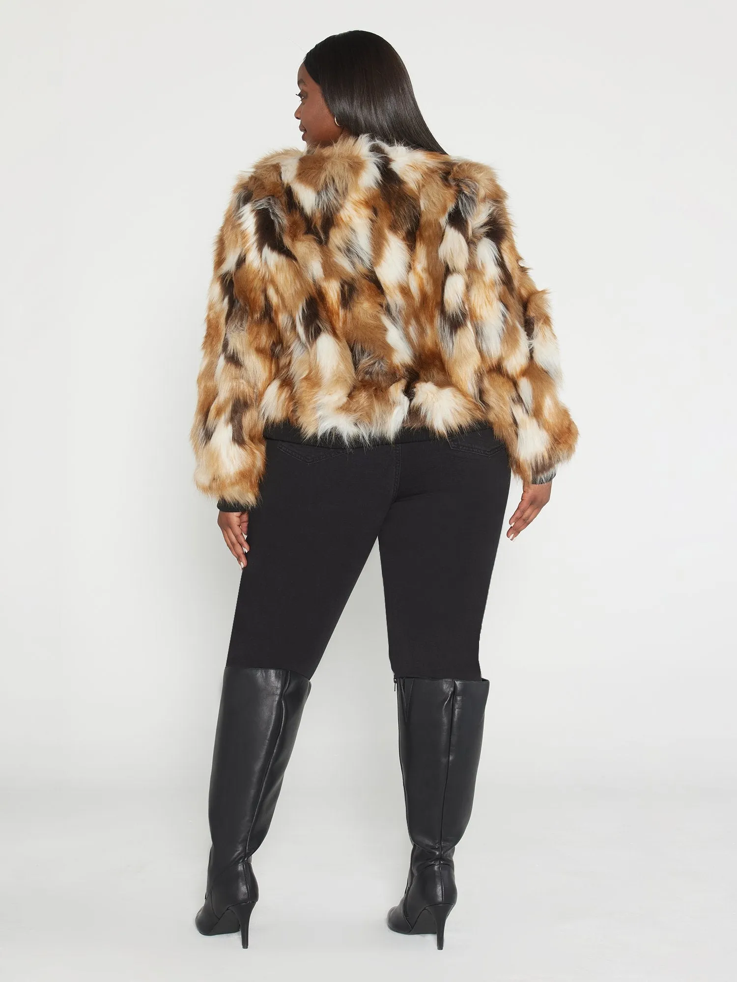 Nova Faux Fur Bomber Jacket