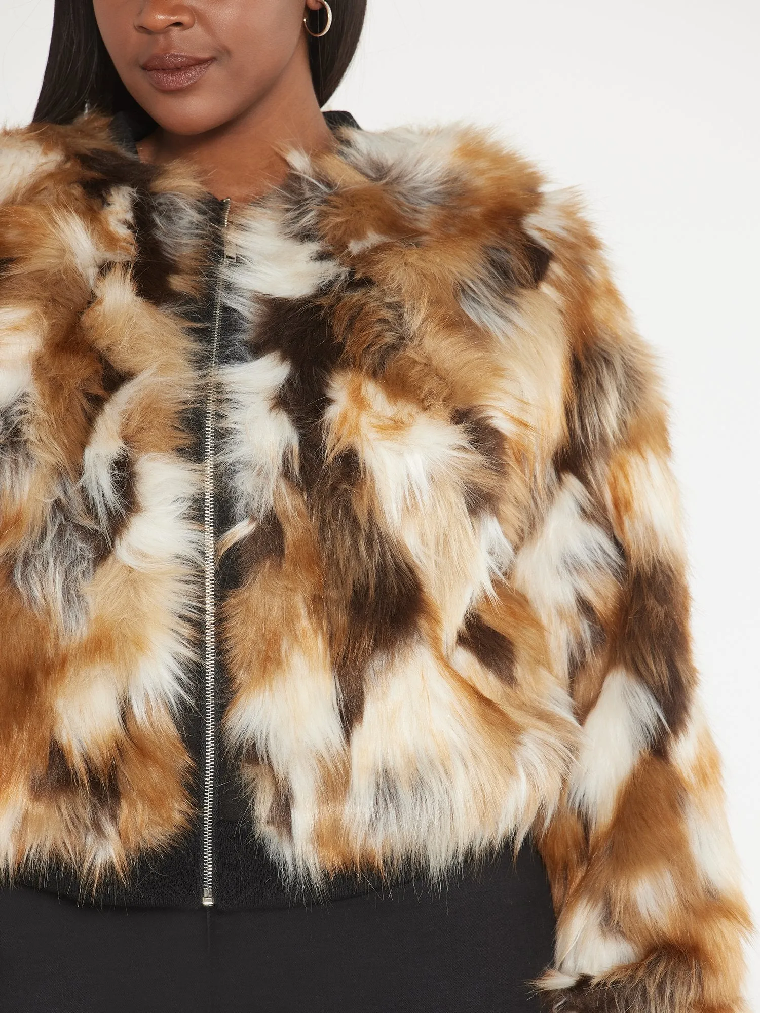 Nova Faux Fur Bomber Jacket