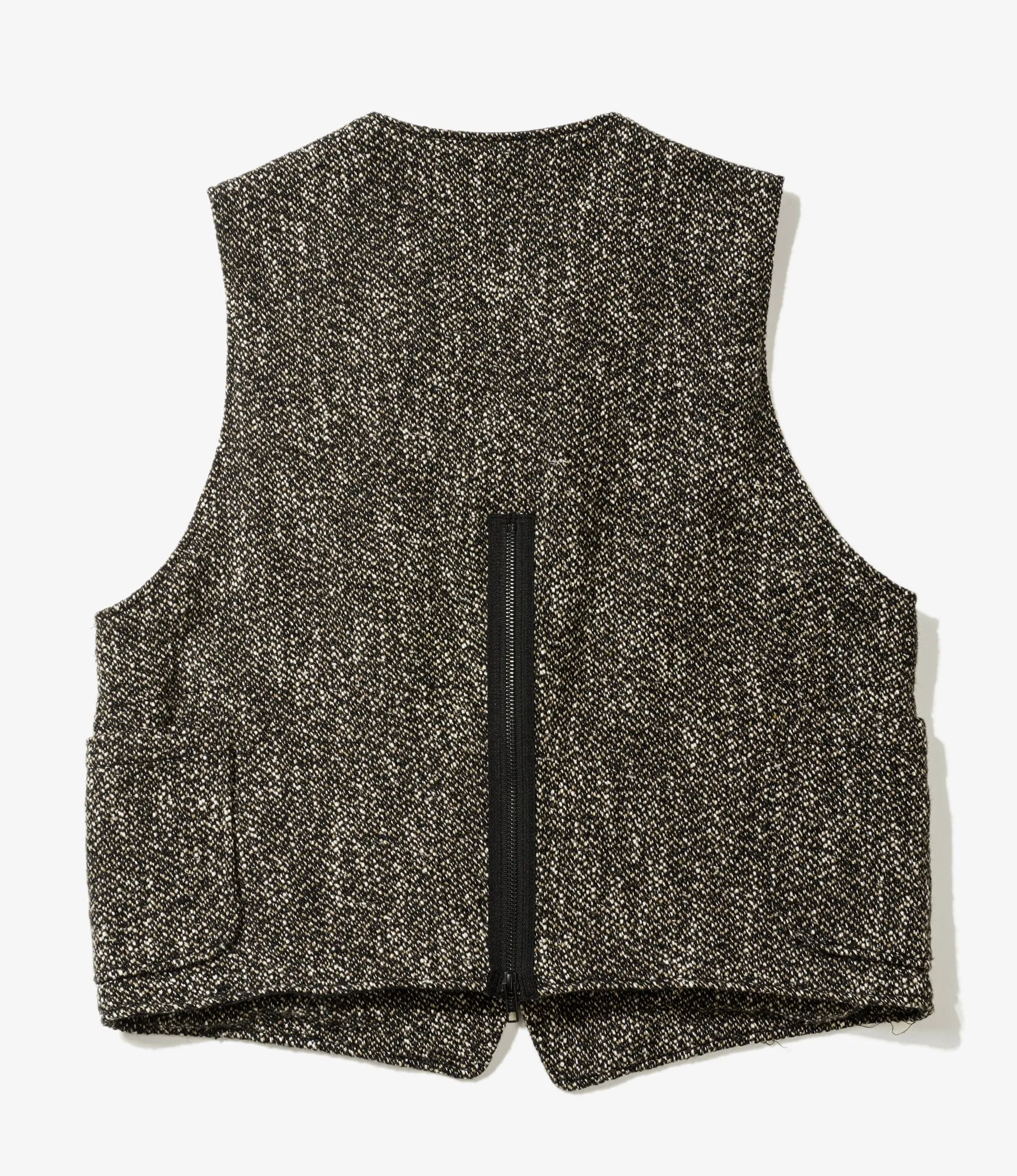 ODD Vest – Brown/Black Homespun Wool