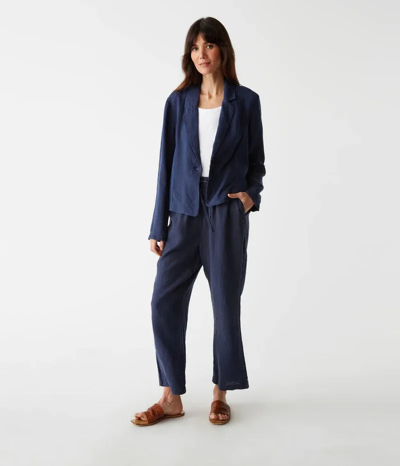 Pearson Ribbed Mixed Blazer