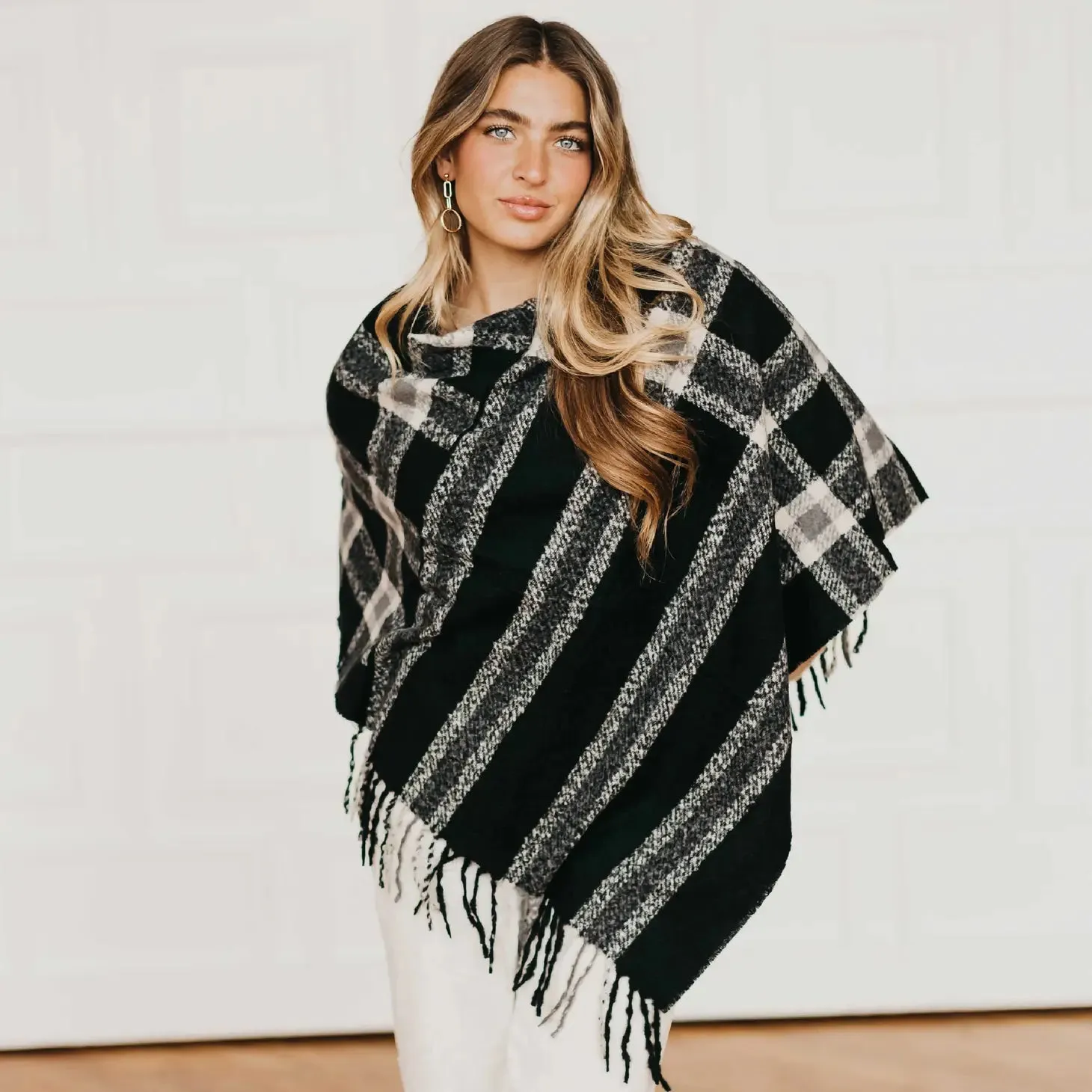 Plaid Shawl / Poncho