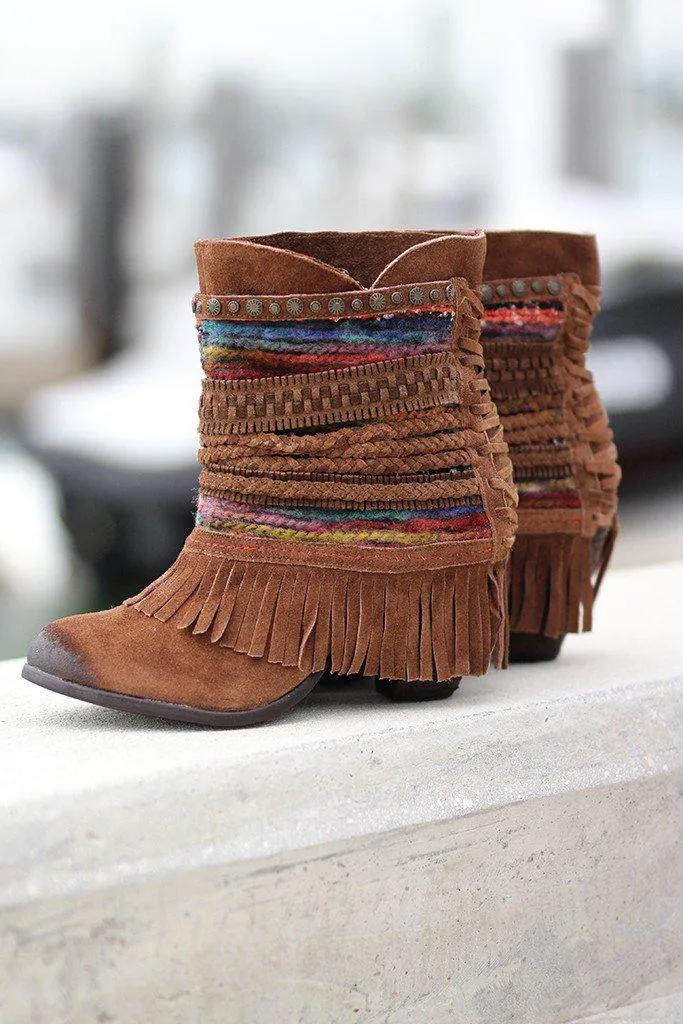 Poncho Tan Booties