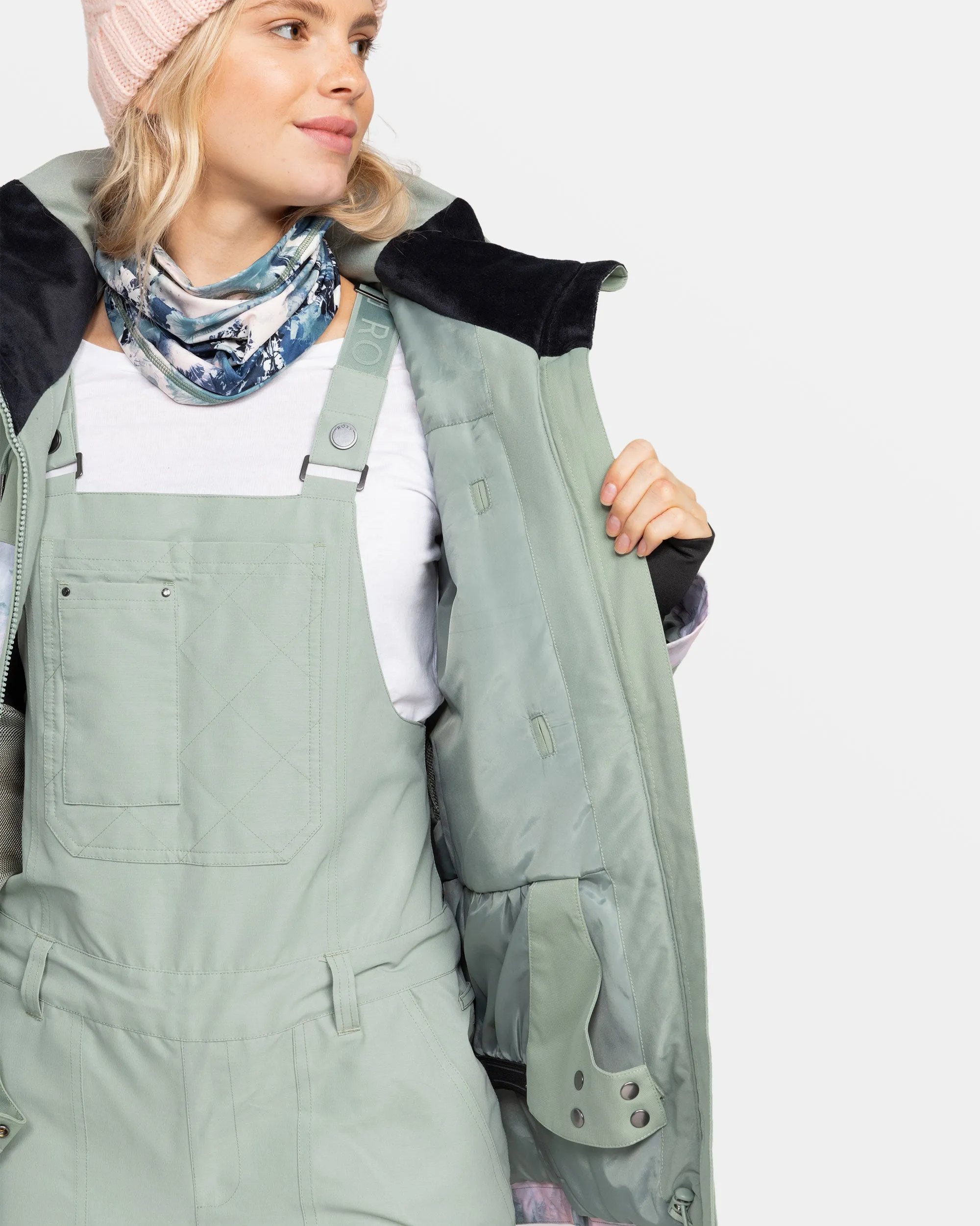 Presence Parka Snow Jacket - Sea Pine Mystery Fog