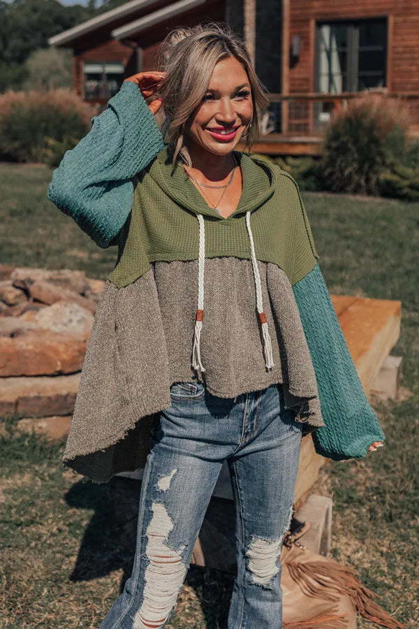 Pumpkin Spice Feels Knit Sweater in Olive