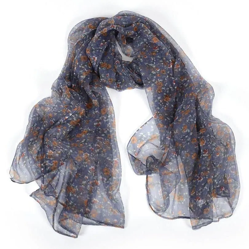 Pure Silk Long Scarves - Fashionable and Versatile 100% Natural Silk Scarves for Women