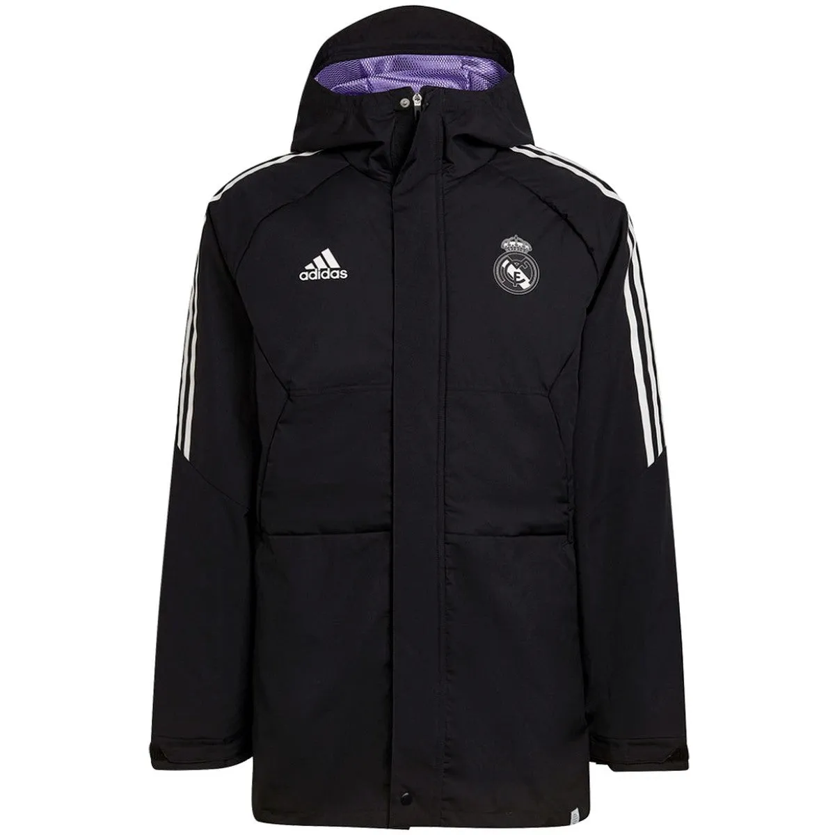 Real Madrid winter training bench parka jacket 2022/23 - Adidas