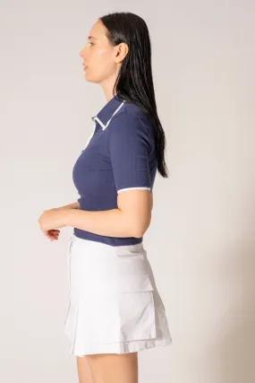 Reid Pleated Mini Skirt With Pockets