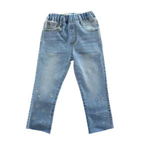 Rhinestone Star Jeans