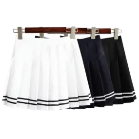 Sailor Preppy Mini Pleated Skirt