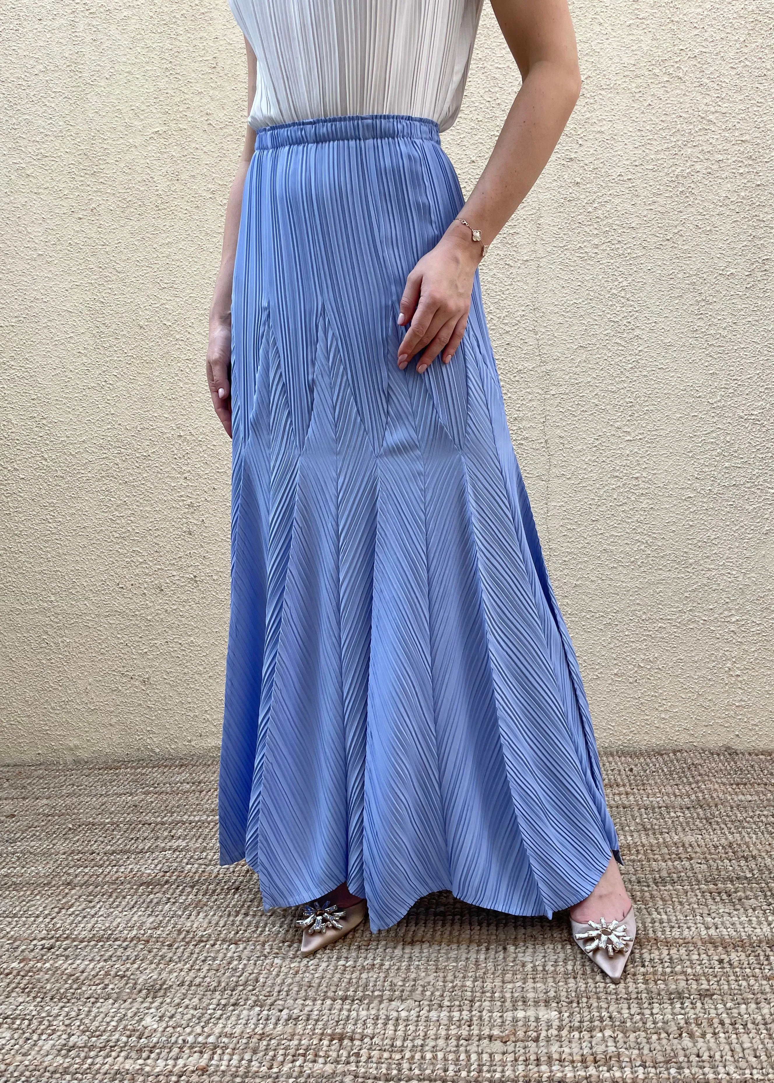 Sarrie Pleated Maxi Skirt