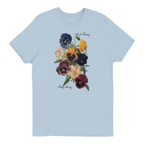 SCI-FI FANTASY - Pansy Society Tee Soft Blue