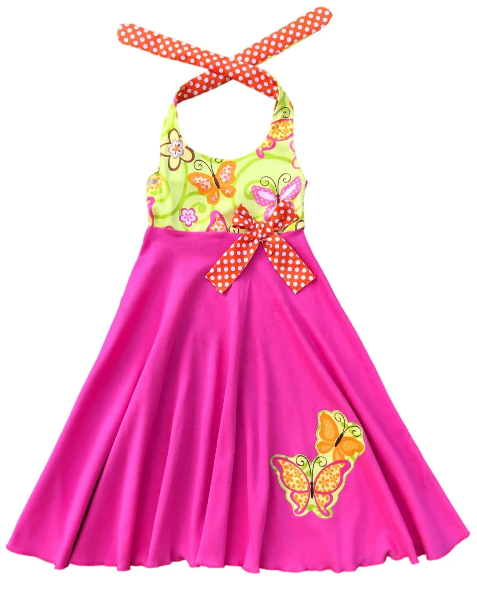 Spring Butterfly Twirl Dress