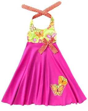 Spring Butterfly Twirl Dress