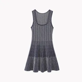 Striped Knit Mini Dress - Final Sale