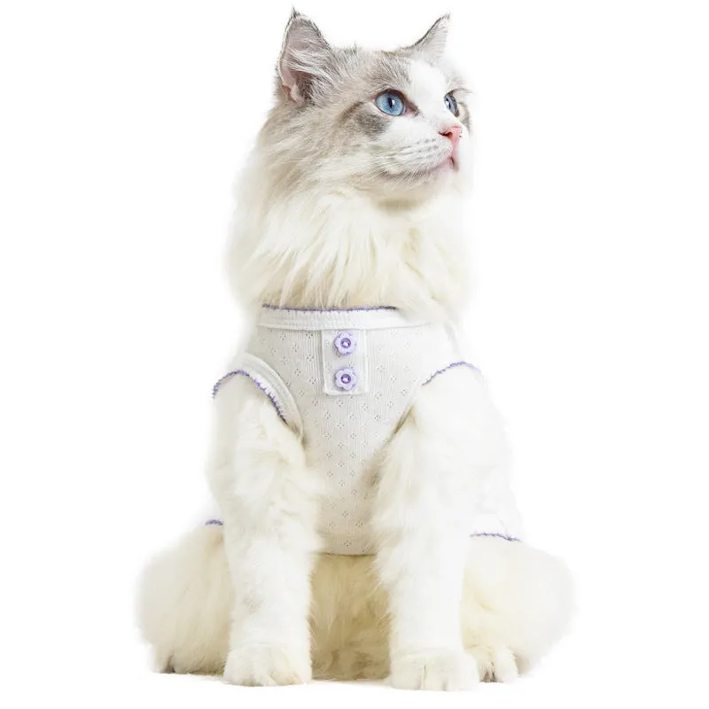 Summer Pet Clothes Pet Vest Cat Clothing