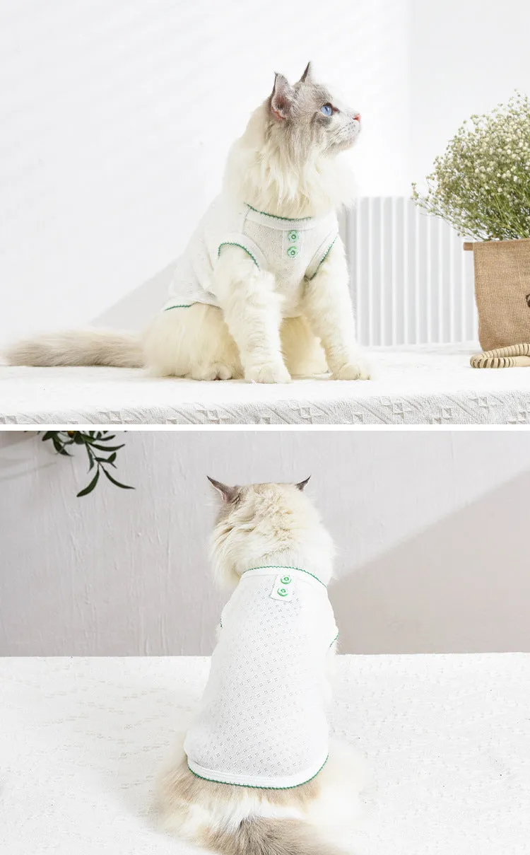 Summer Pet Clothes Pet Vest Cat Clothing