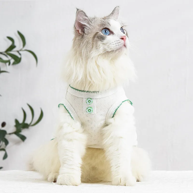 Summer Pet Clothes Pet Vest Cat Clothing