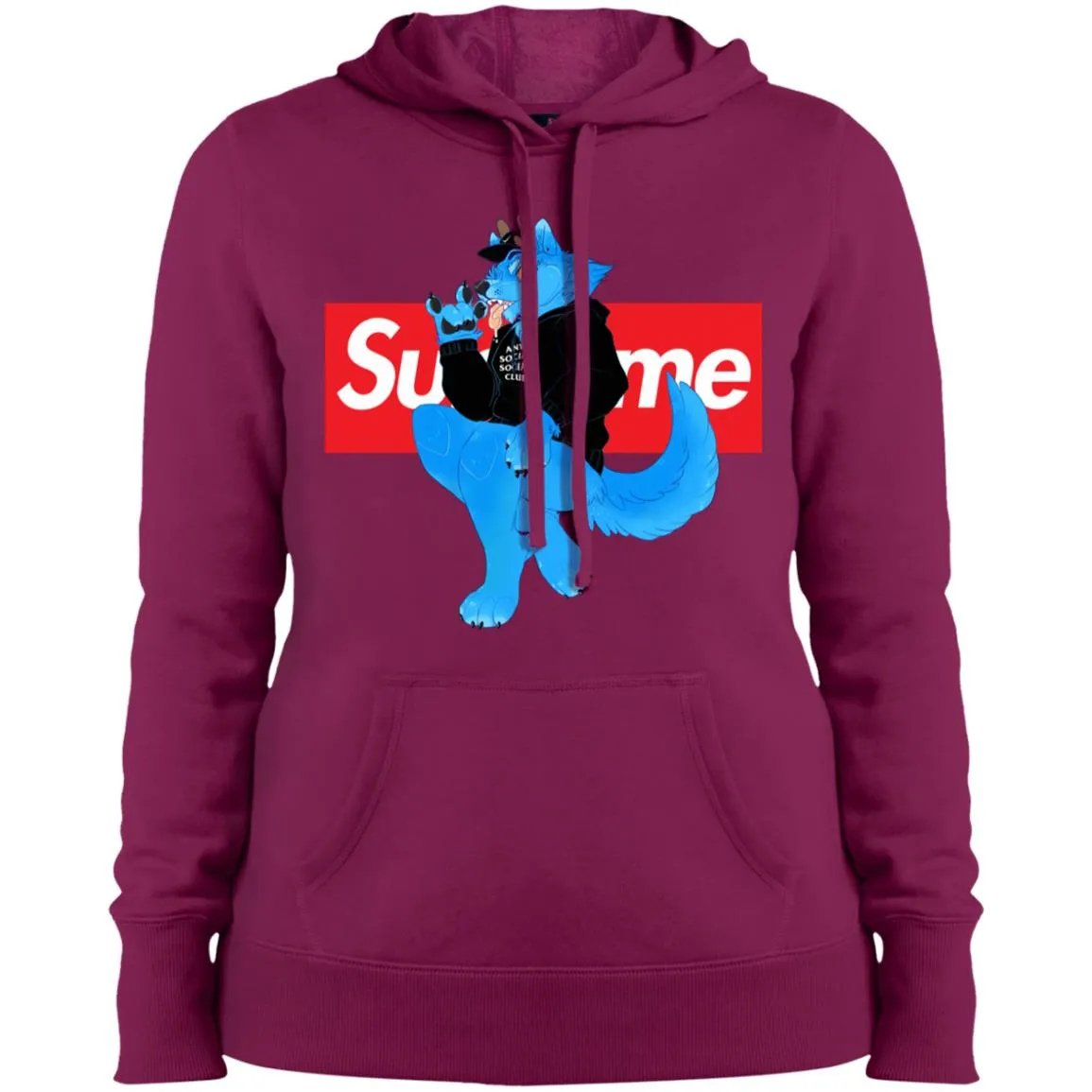 Supreme Woft T-shirt Women Hooded Sweatshirt