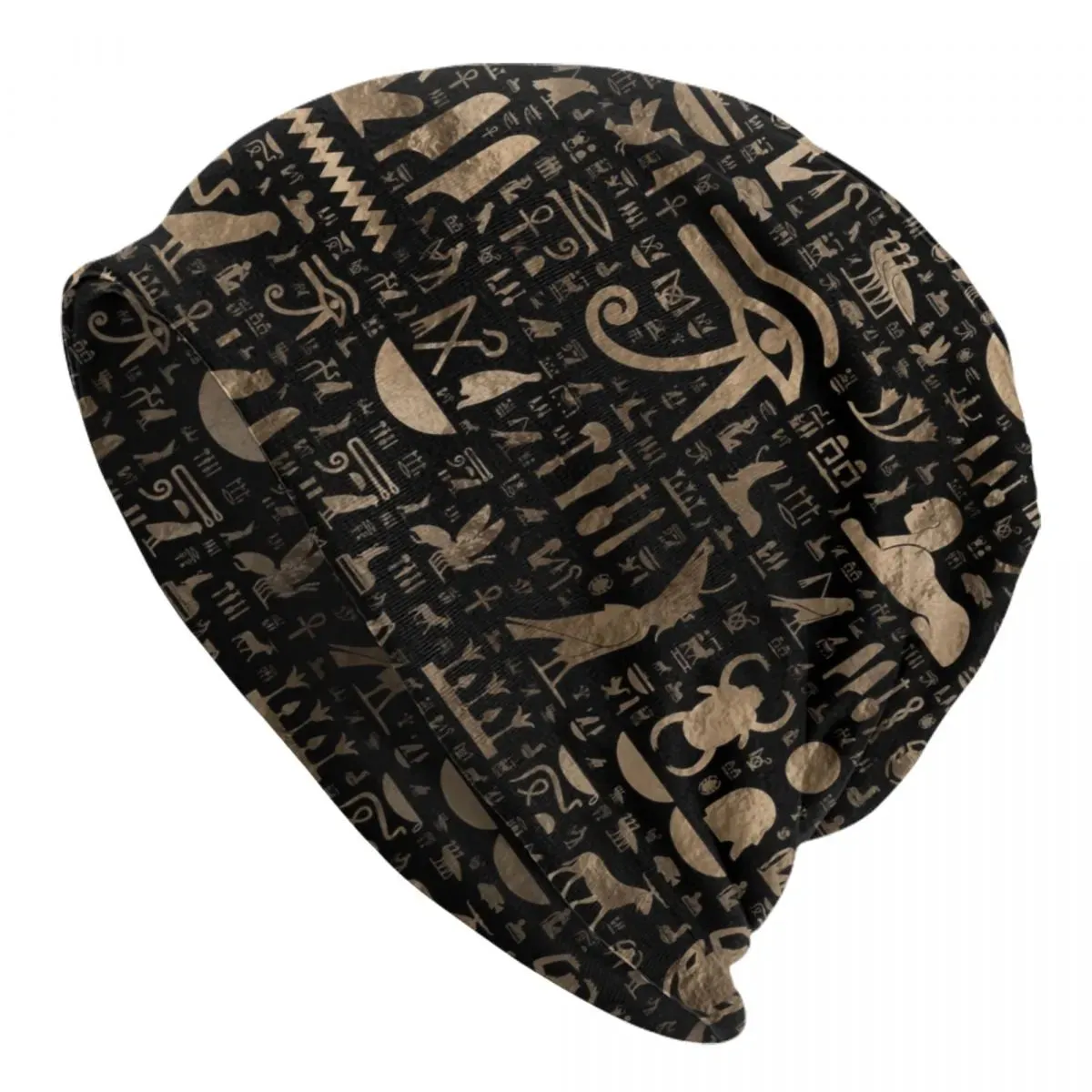 TEEK - Egyptian Cats And Ankh Cross Beanie Caps