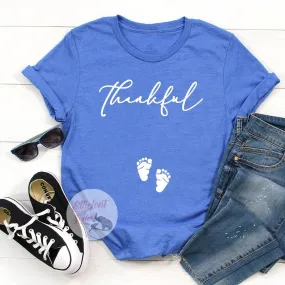 Thankful Pregnancy Announcement Shirt