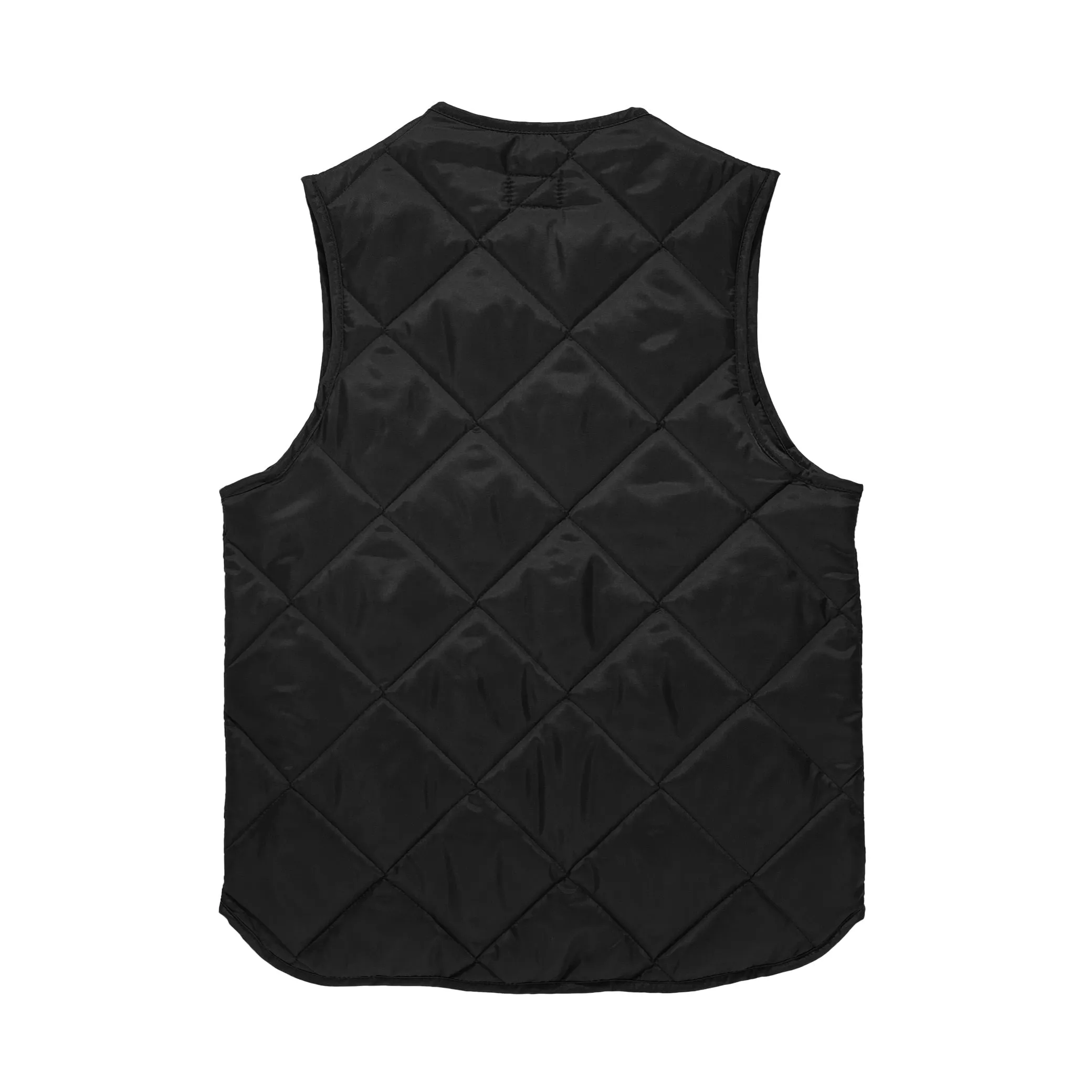 THE UNION QUILTED VEST - Black