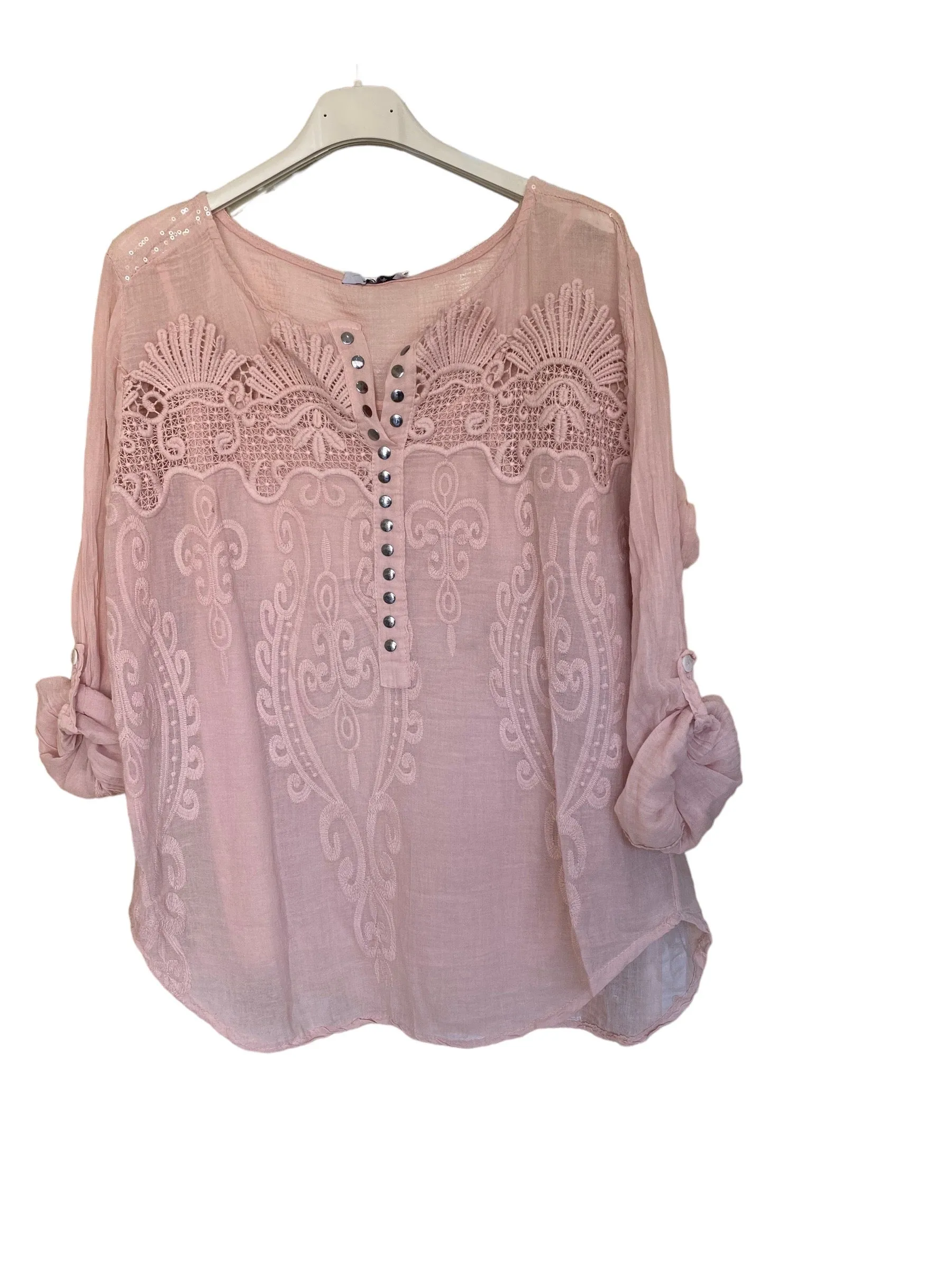 Tilley Blouse With Matching Vest (7 Colours)