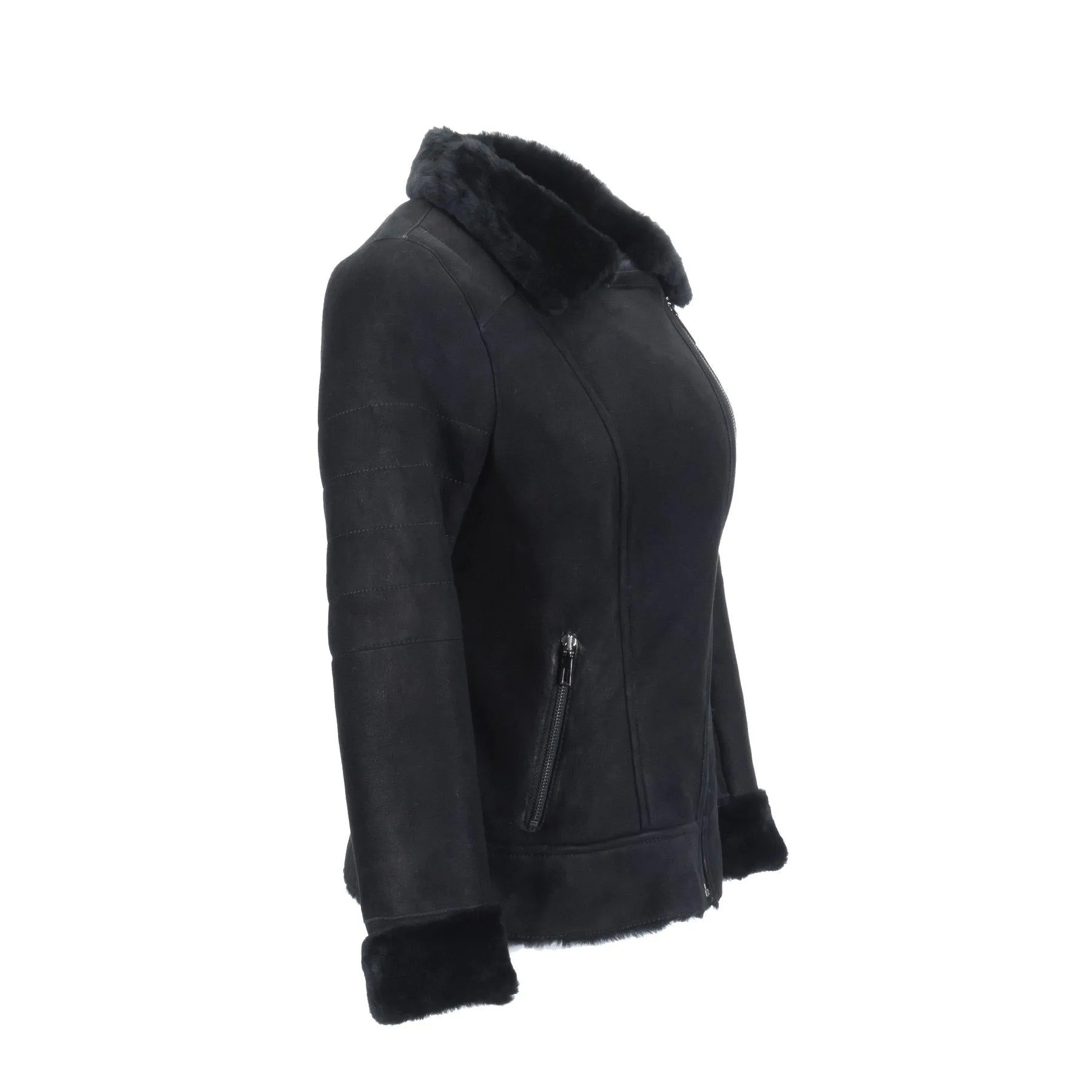 Tk Biker - Women's Shearling Jacket