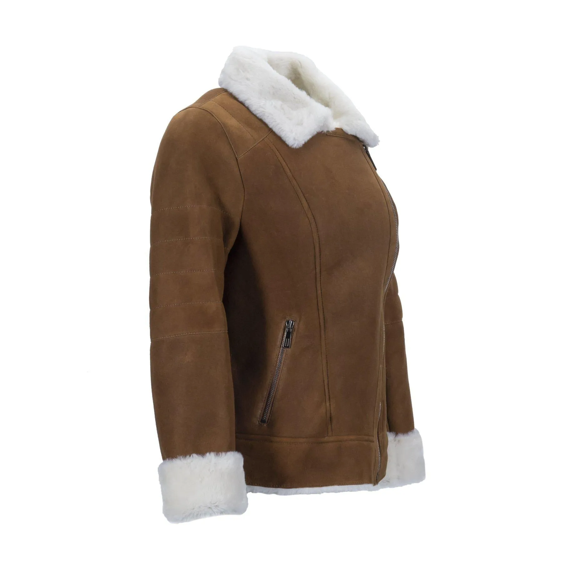 Tk Biker - Women's Shearling Jacket