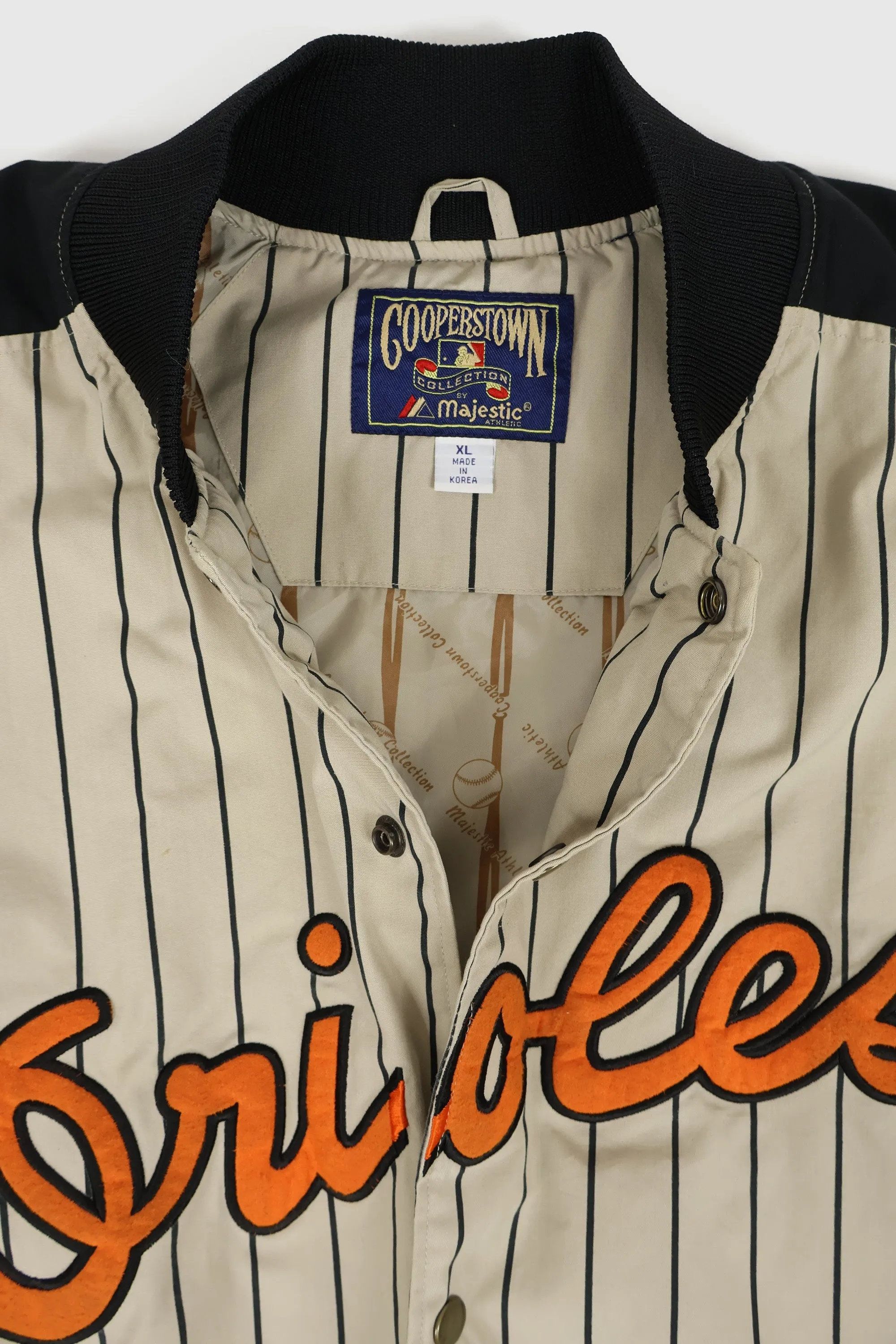 Vintage Baltimore Orioles Snap Button Jacket