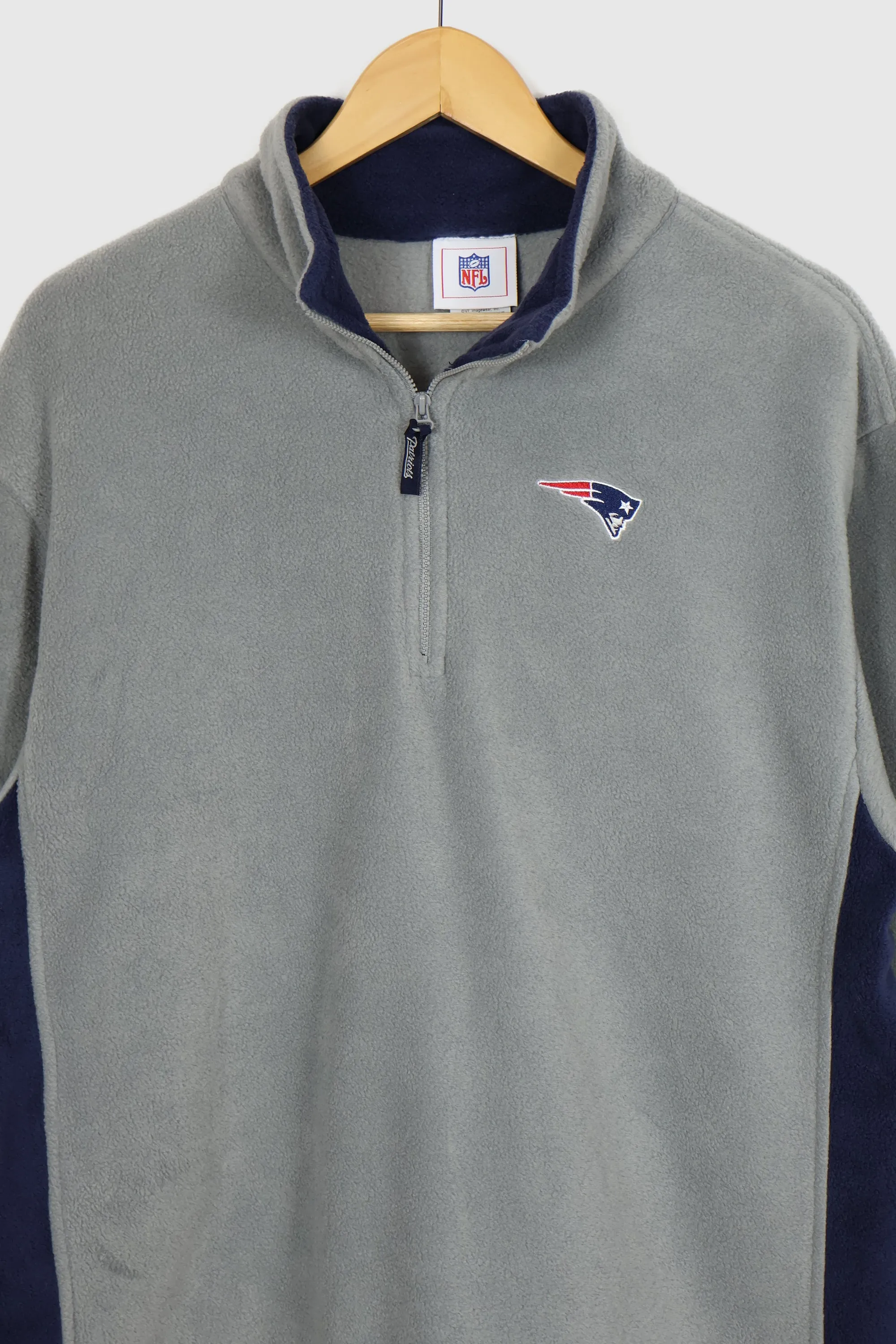 Vintage New England Patriots Fleece Jacket