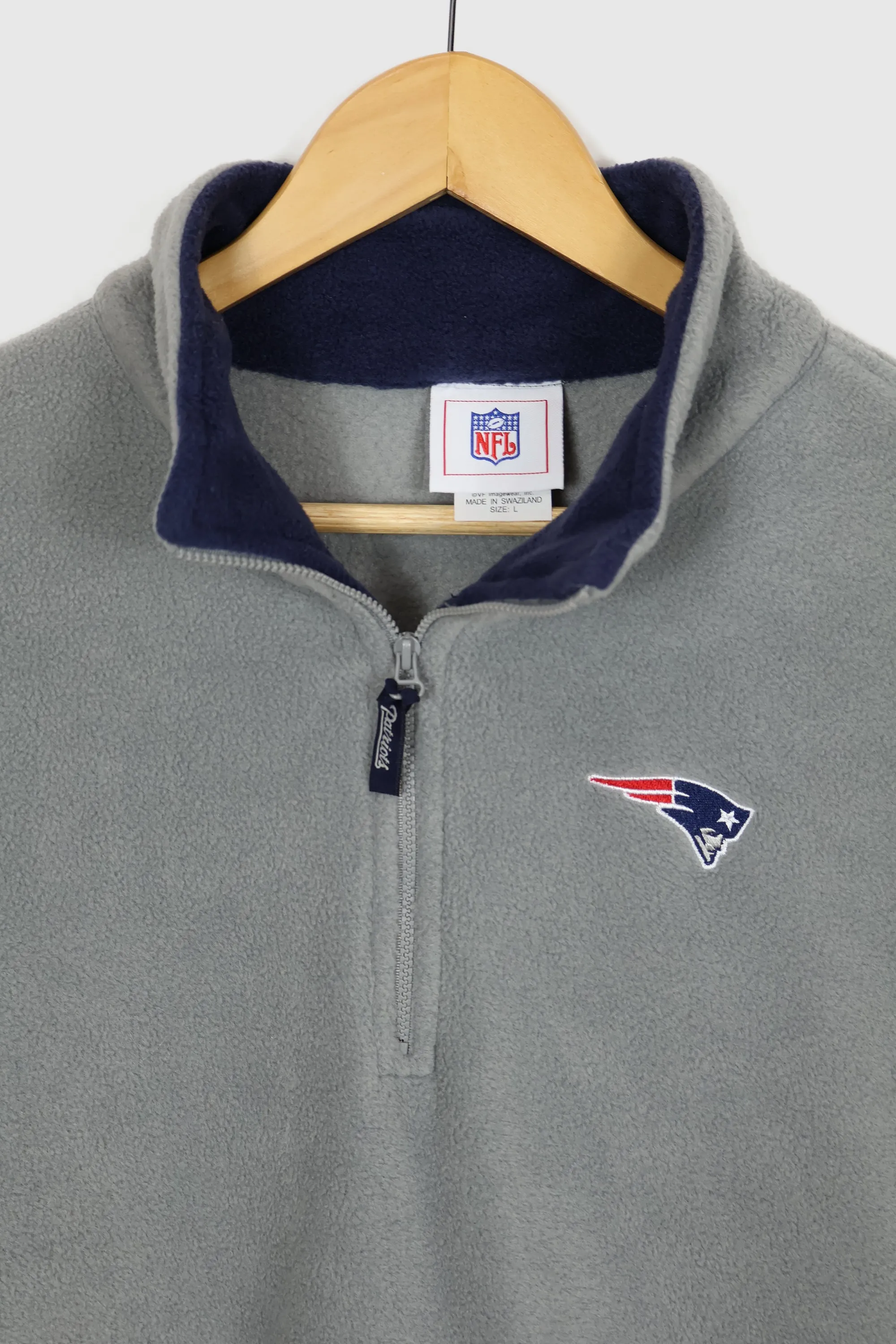 Vintage New England Patriots Fleece Jacket