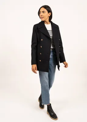 Voilure authentic peacoat - in wool (NAVY)