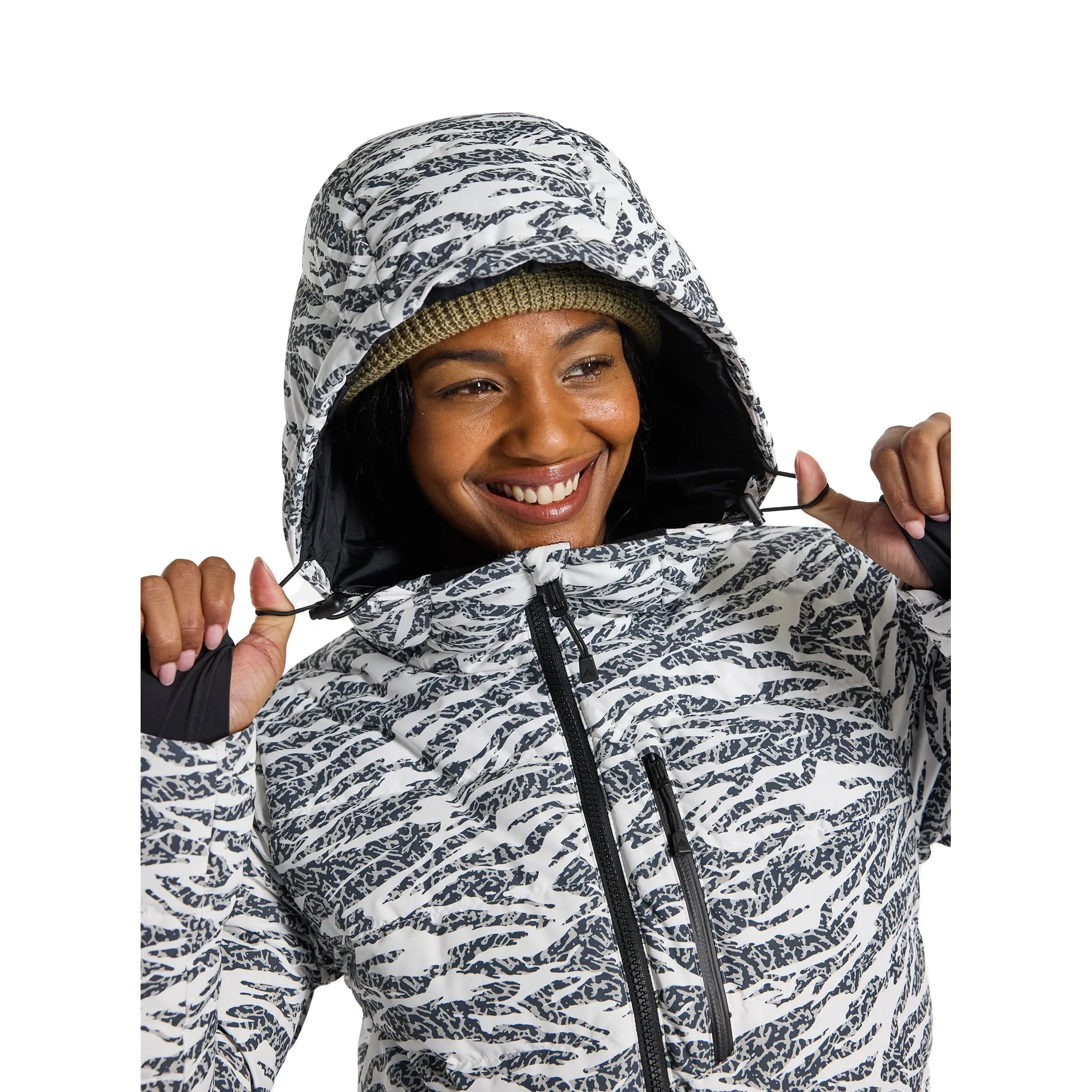 W LOYIL DOWN JACKET ZEBRA CAMO